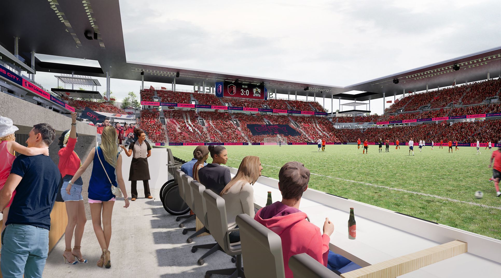 VIP seating at proposed MLS stadium in downtown St. Louis